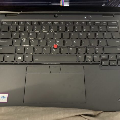 Lenovo ThinkPad keyboard and trackpad after repair