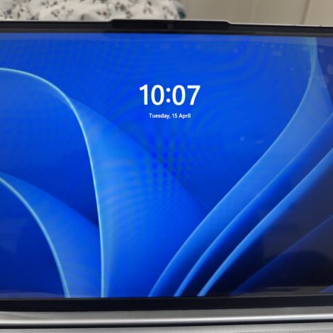 Laptop running Windows 11 after screen replacement
